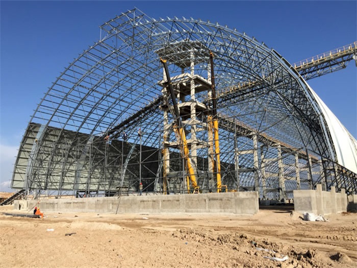 上饶煤机油桶翘工程网架